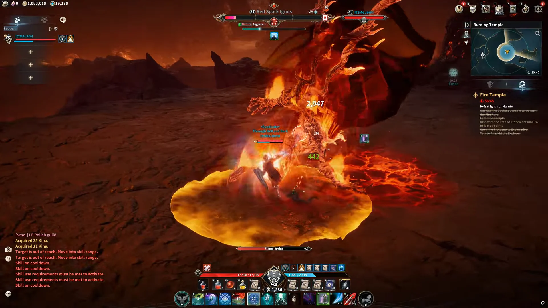 Red Spark Ignus Boss Fight