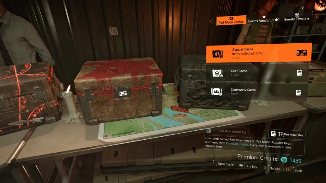Event Vendor Caches & Fast Travel Route