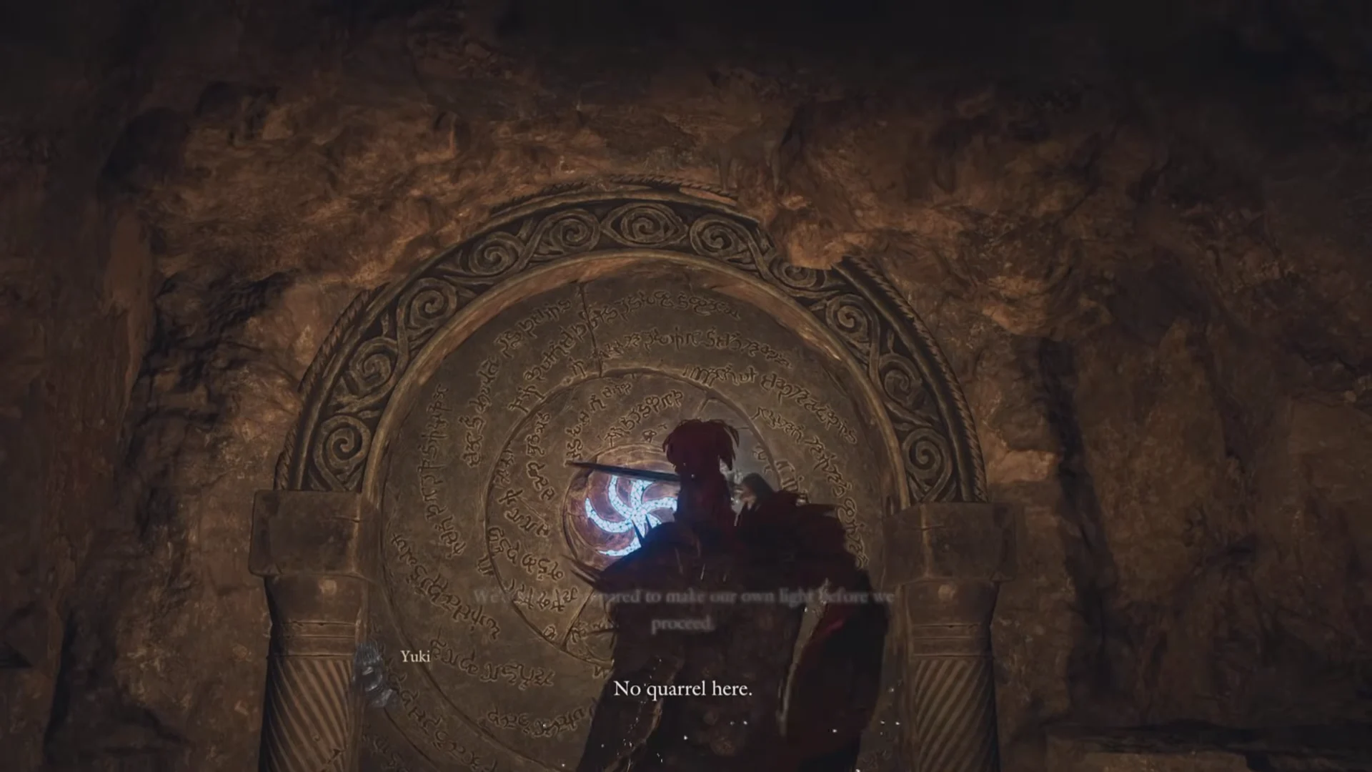Entry rule shown at the sealed door