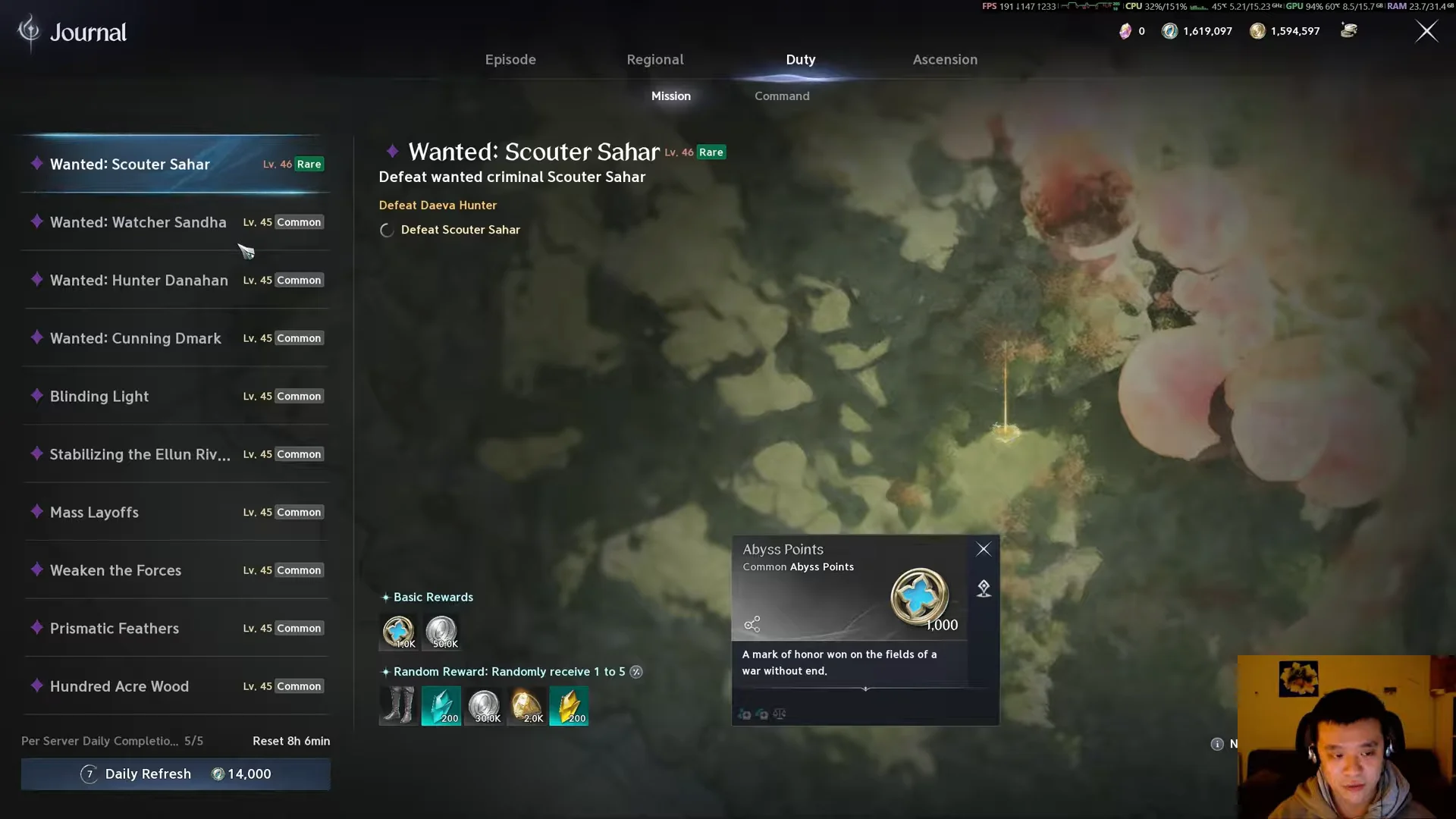 Method 1: Daily Duty Missions