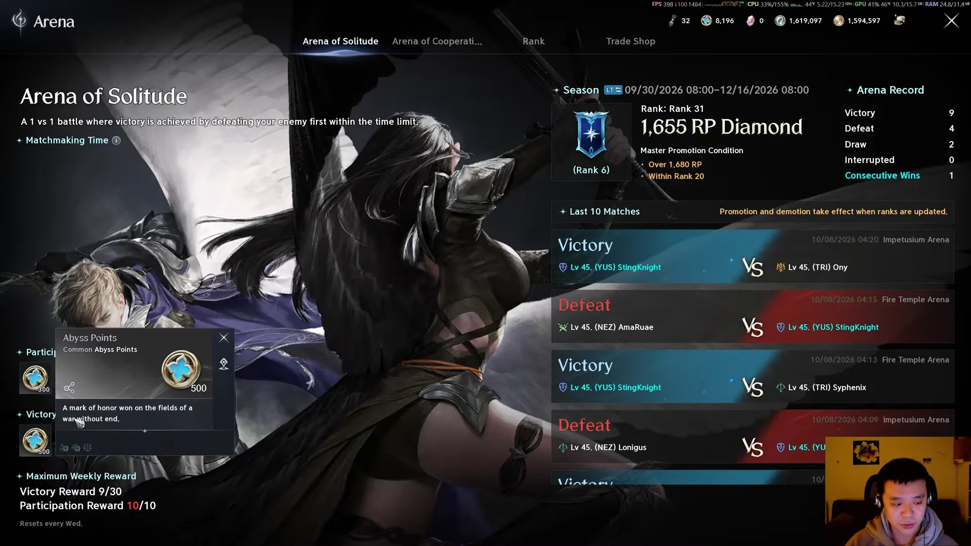 Method 1: Arena of Solitude & Cooperation