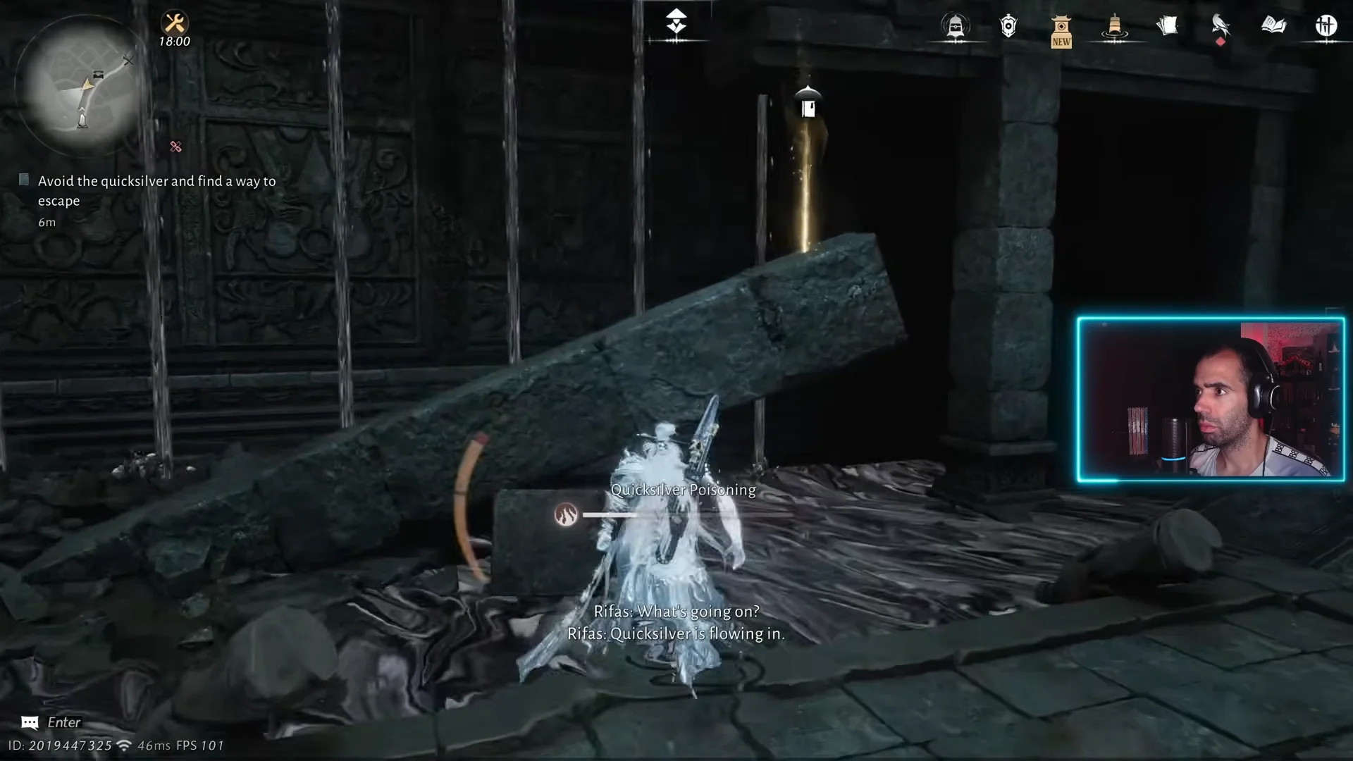 Altar riddle and quicksilver trap