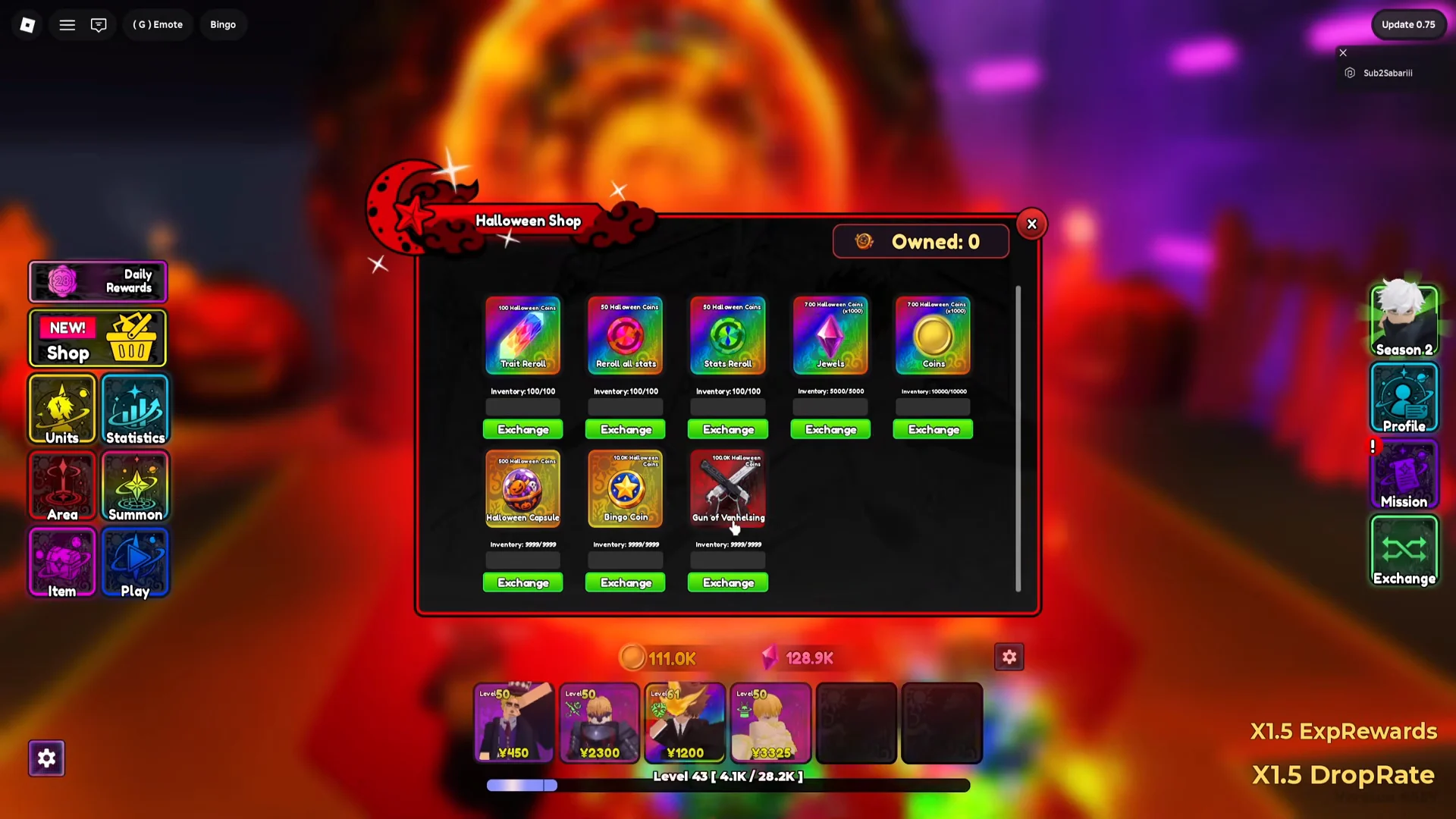 Halloween Event Shop Revisit