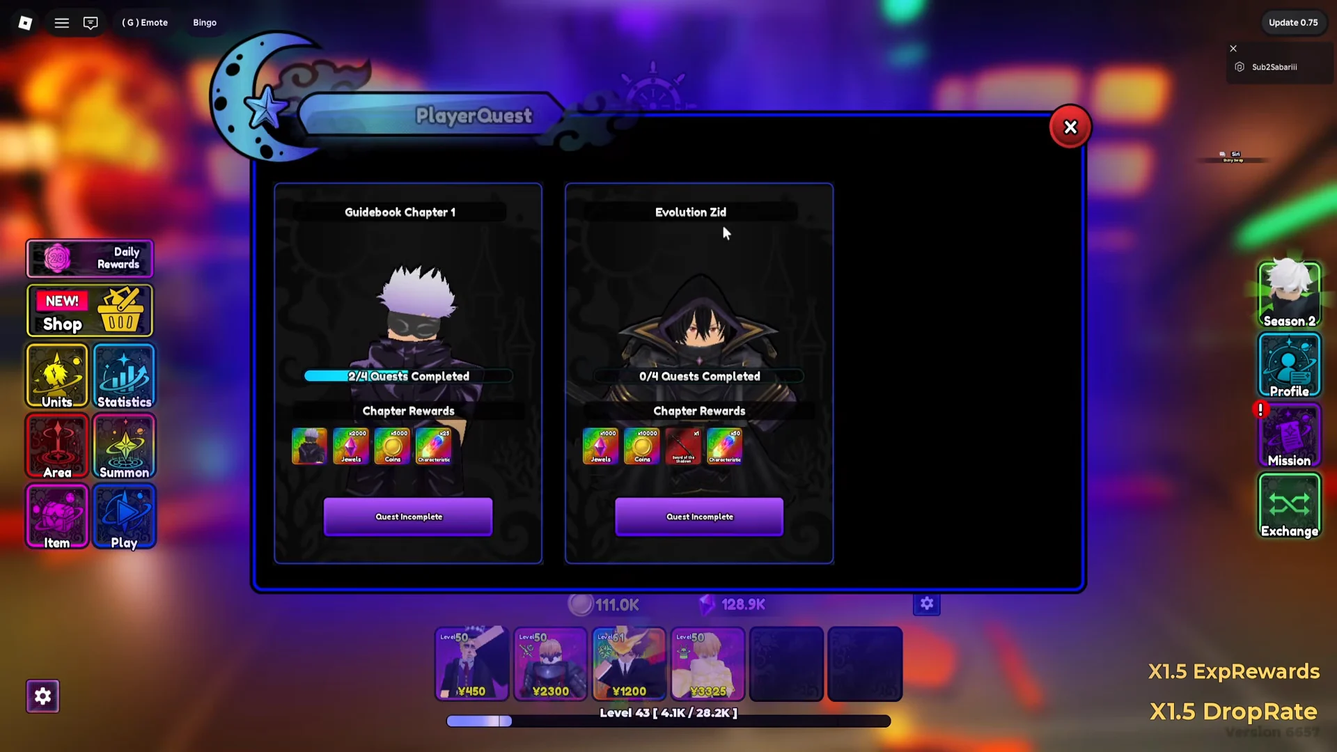 Challenge Portal & Player Questline