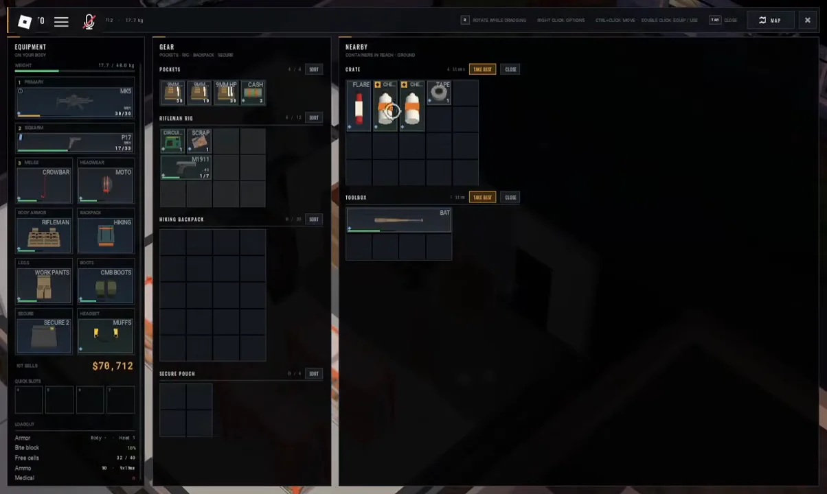 Searching Loot Containers