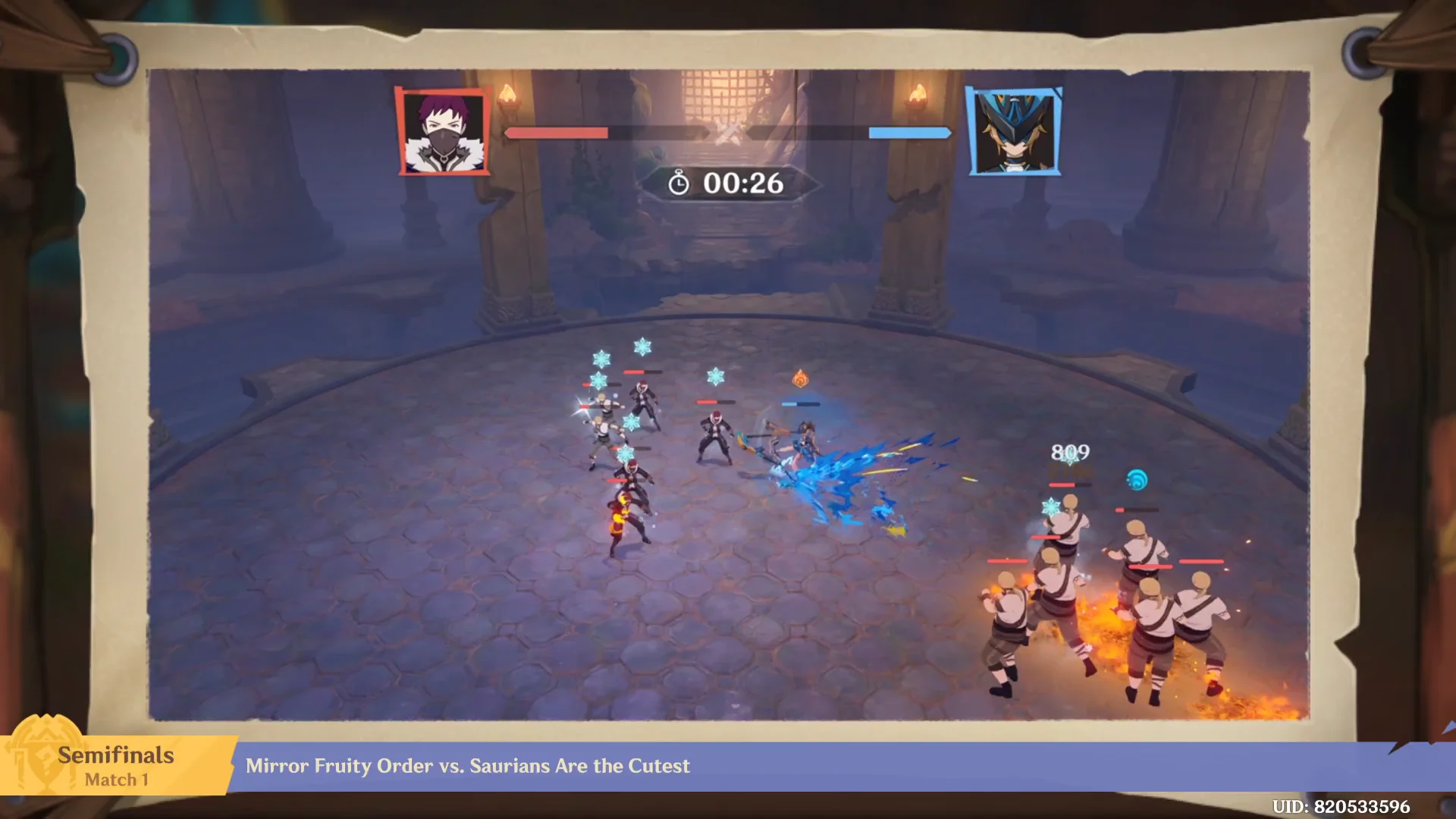 Semifinals Match 1 Battle Replay