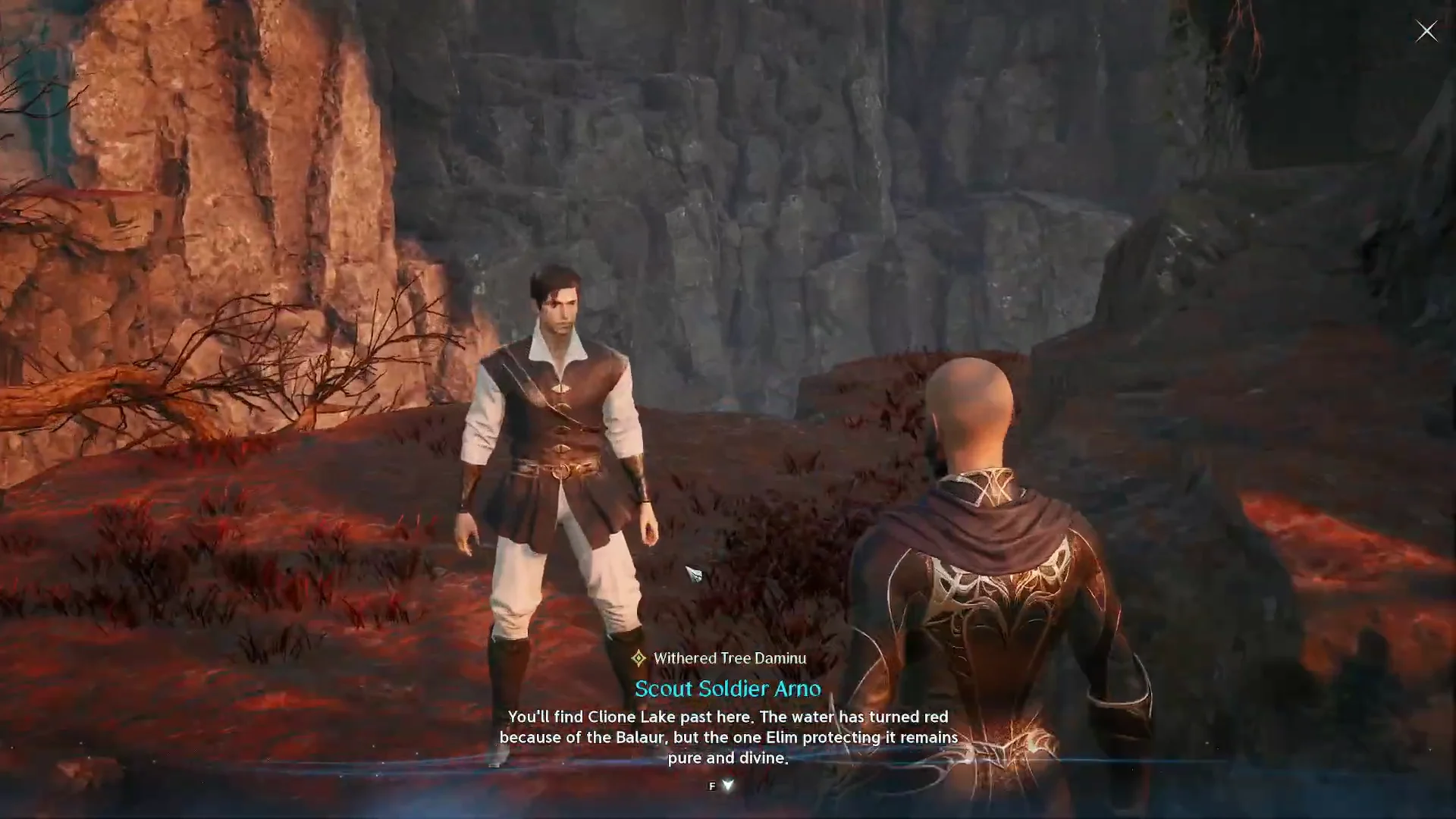 Speaking with Scout Soldier Arno