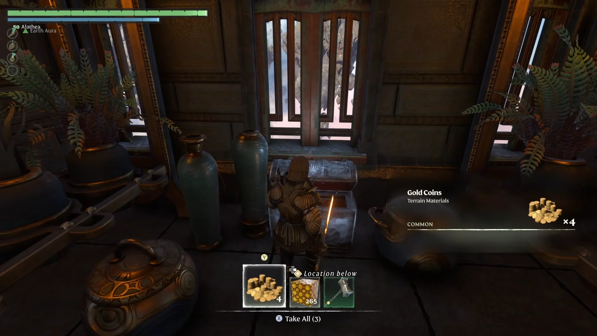 Ancient Beacon Block chest at Island Ruin