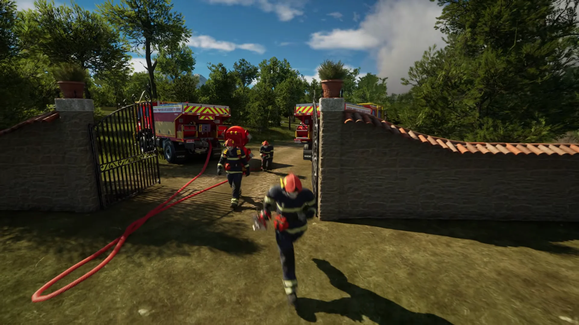 Hose deployment