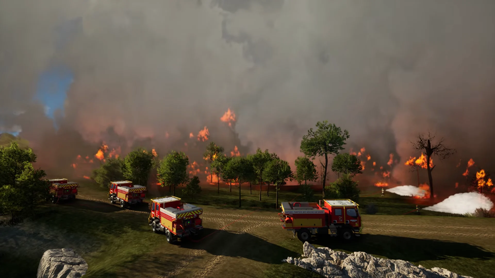 Active fire suppression