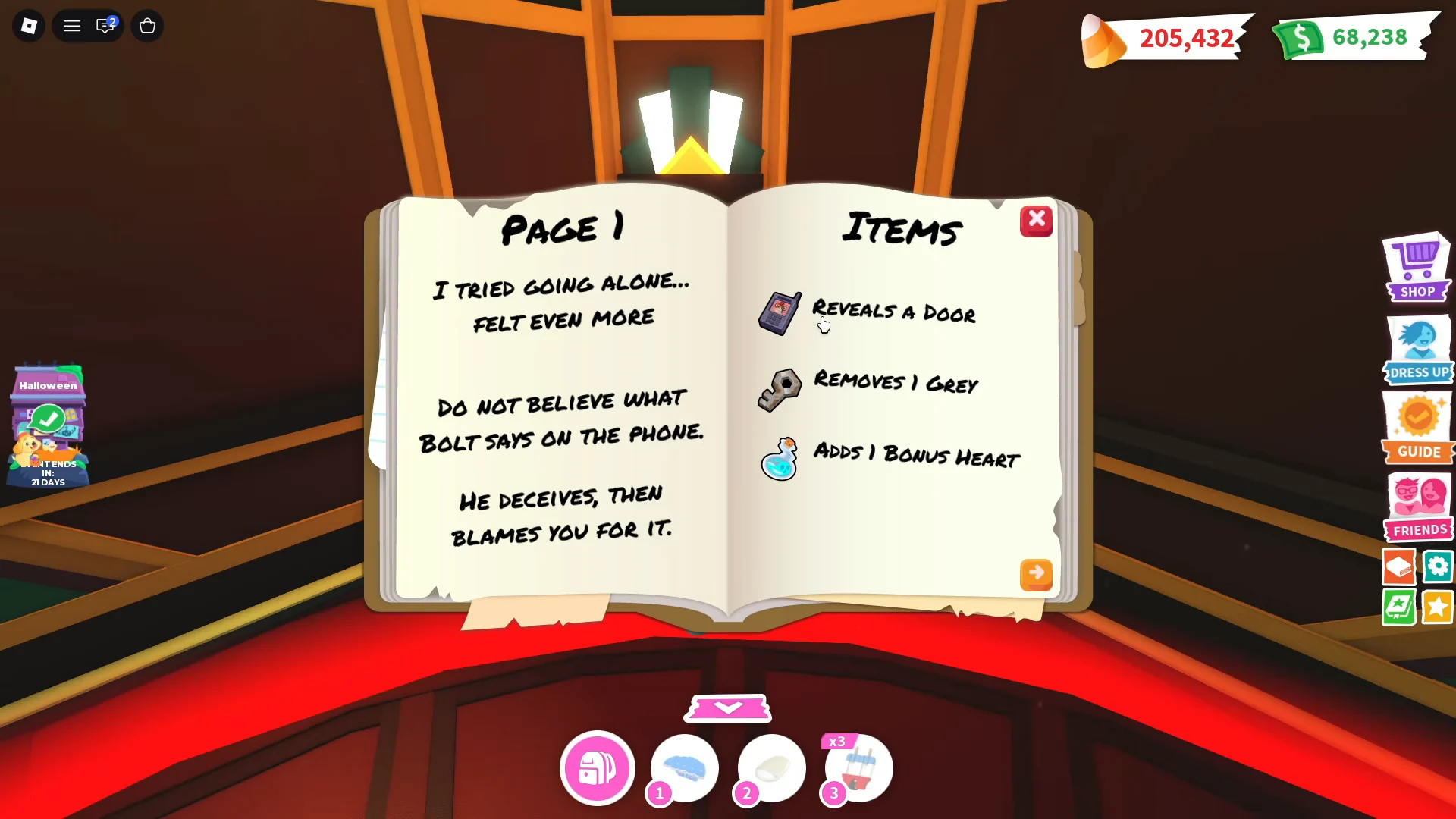 Hauntlet Journal Guide