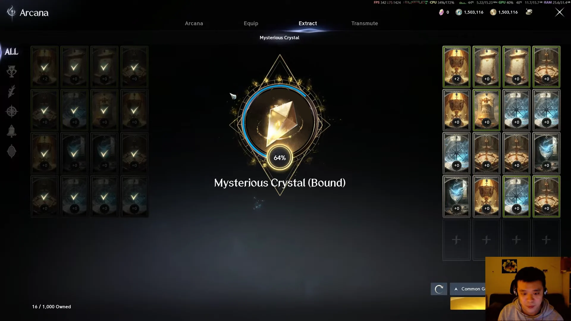 Arcana Card Extraction