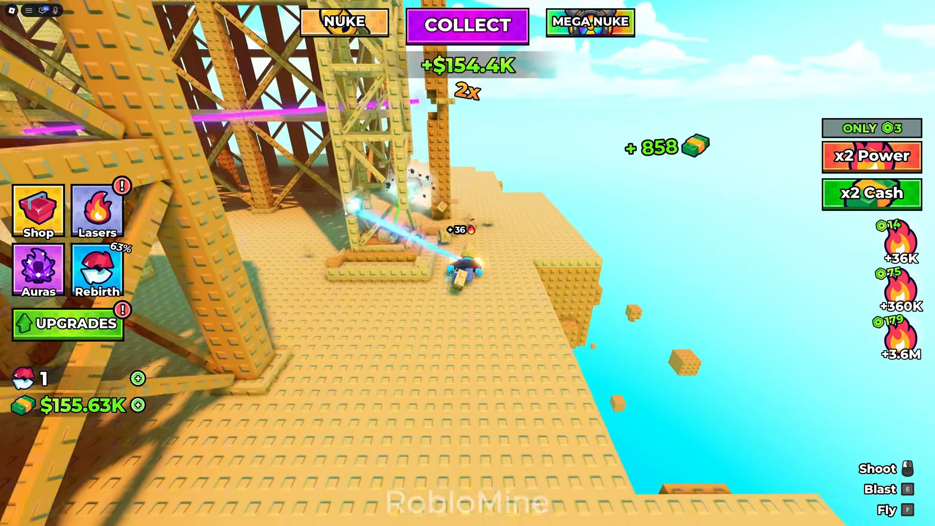 Construction Area Destruction
