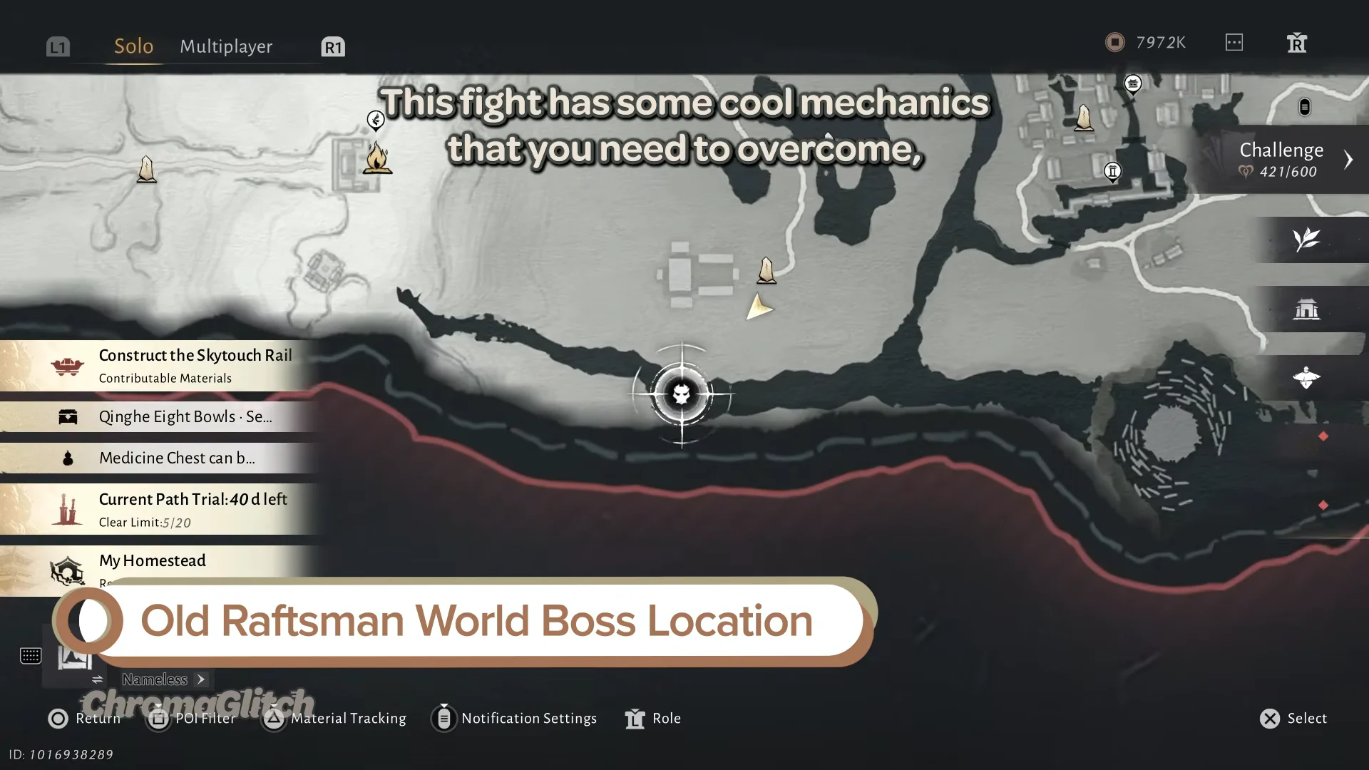 Boss Map Location