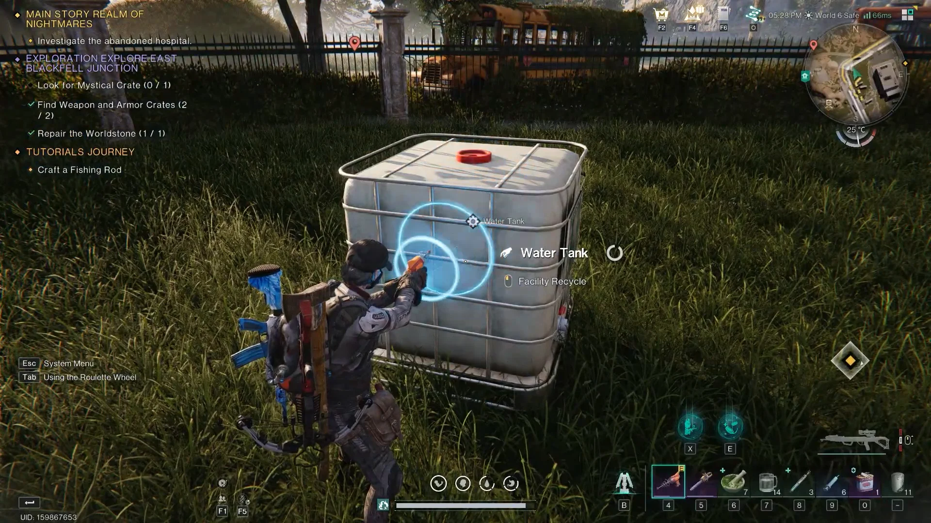 Locating second Water Tank