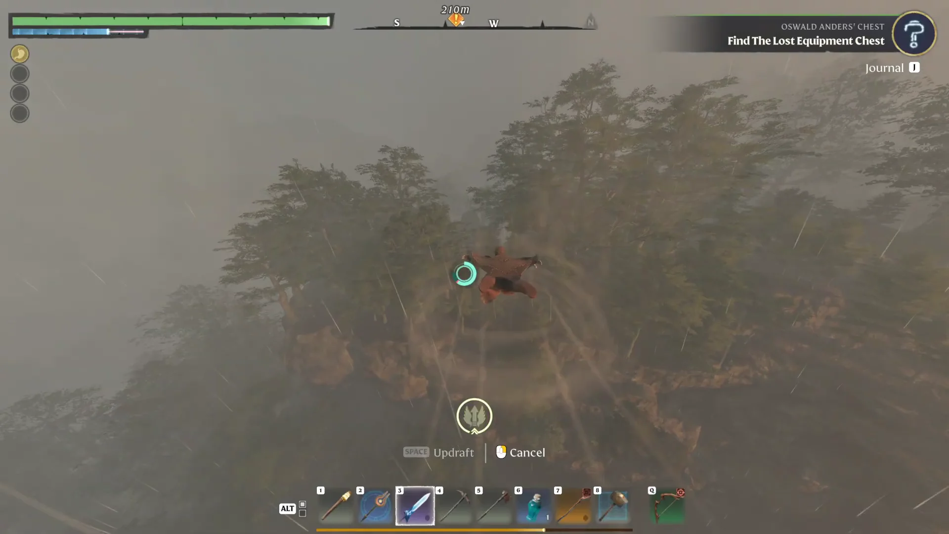 Gliding from Ancient Spire