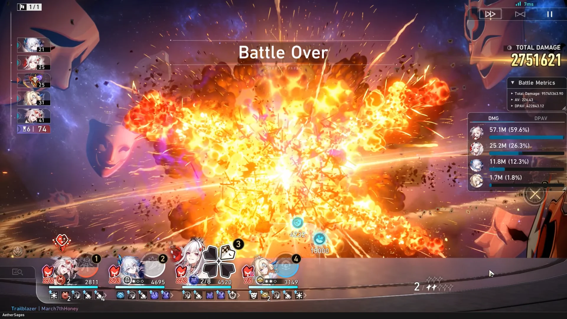Run 1 Battle Over Screen