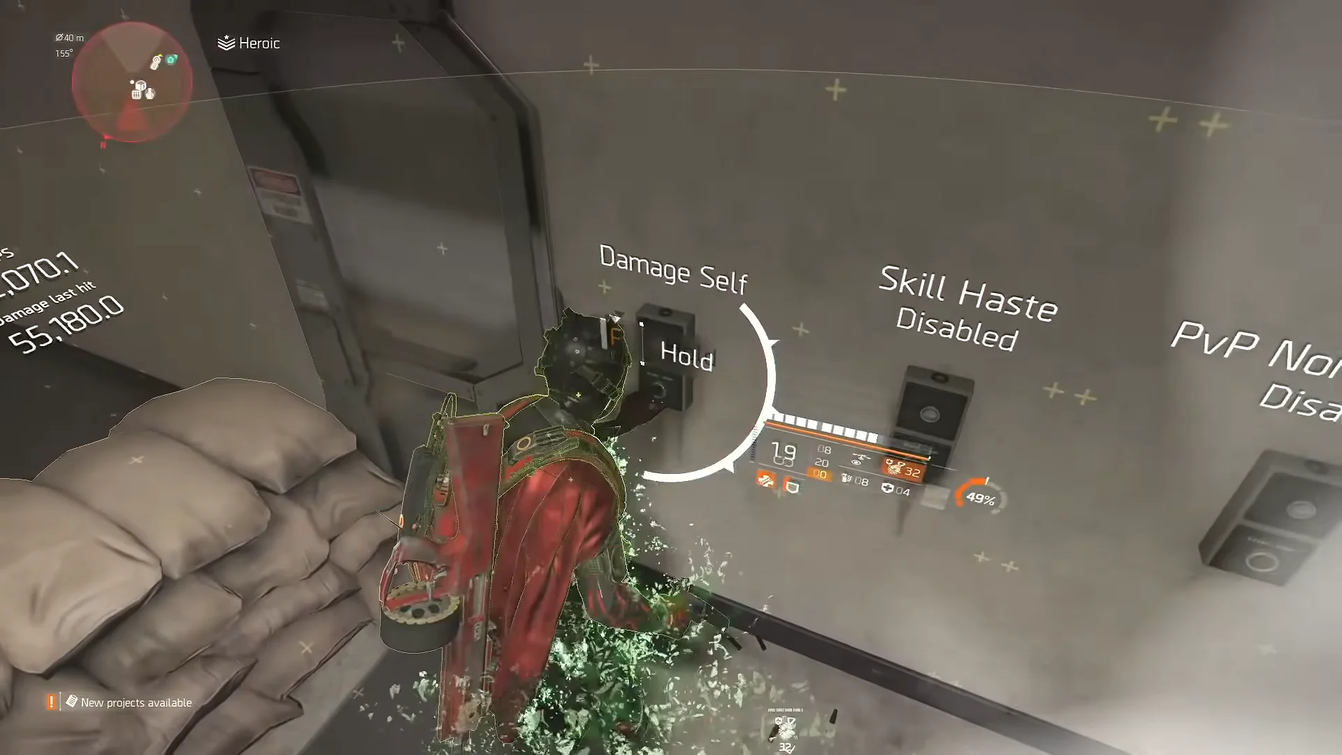 Healing Demonstration at Testing Station