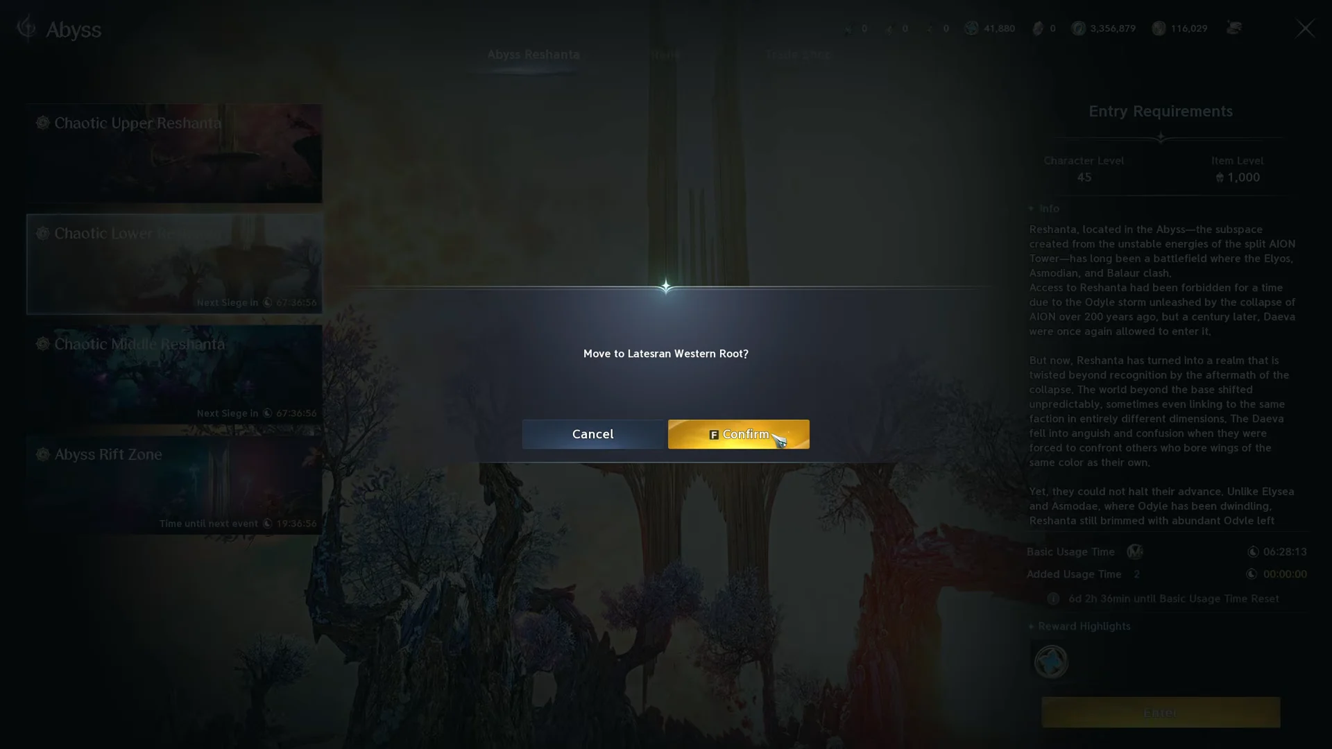 Teleport Confirmation