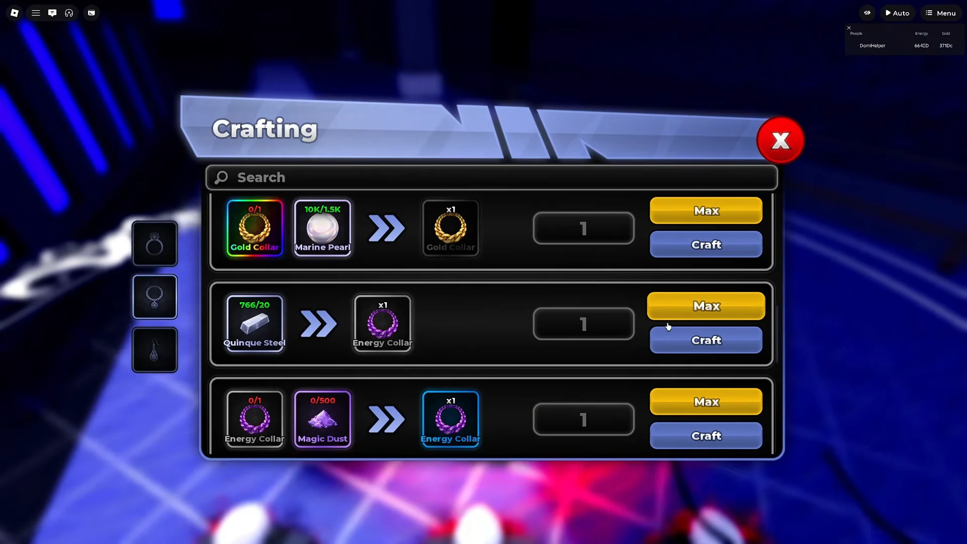 Crafting Energy Collar