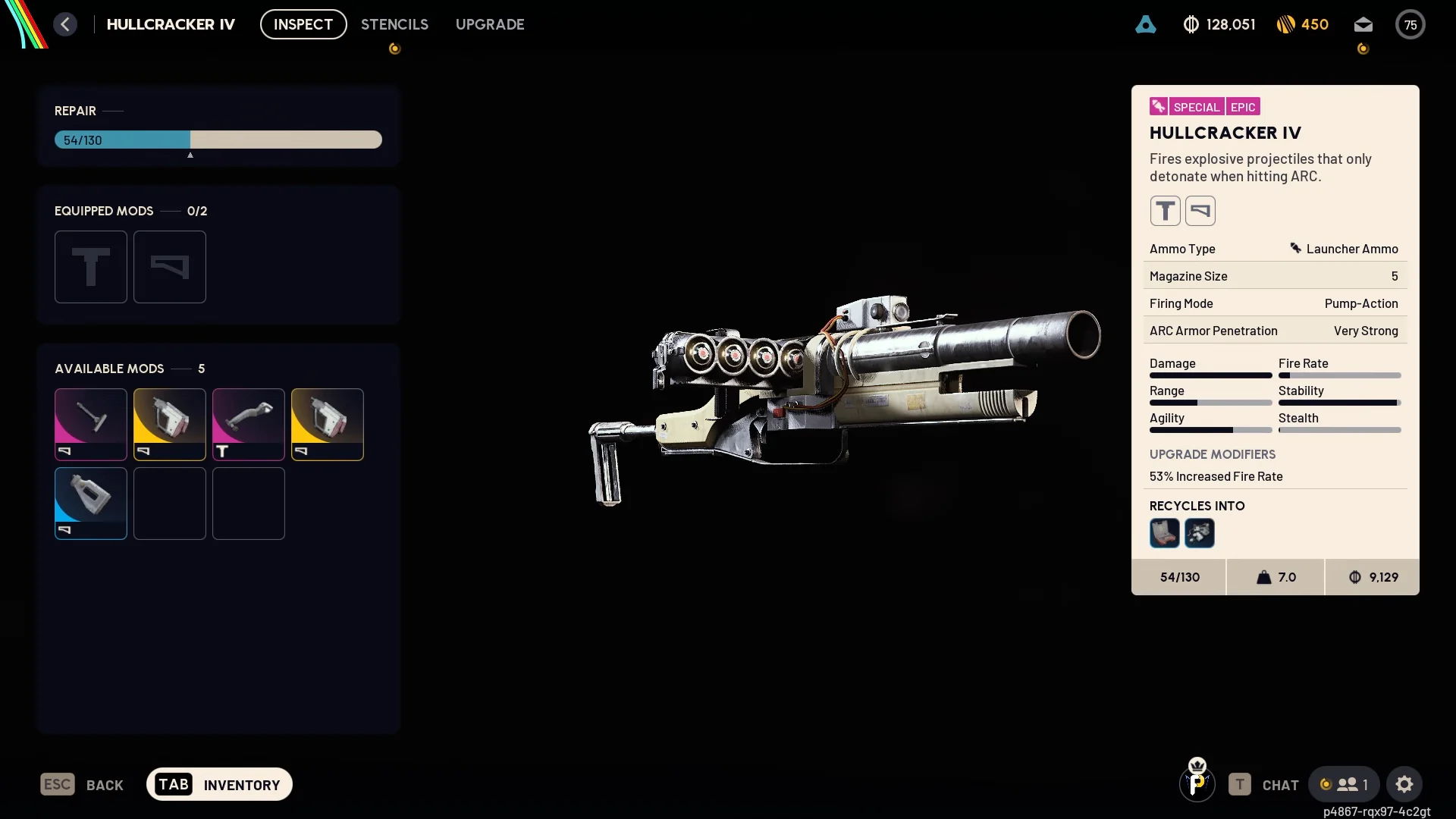 Recommended Loadout: Primary Weapons