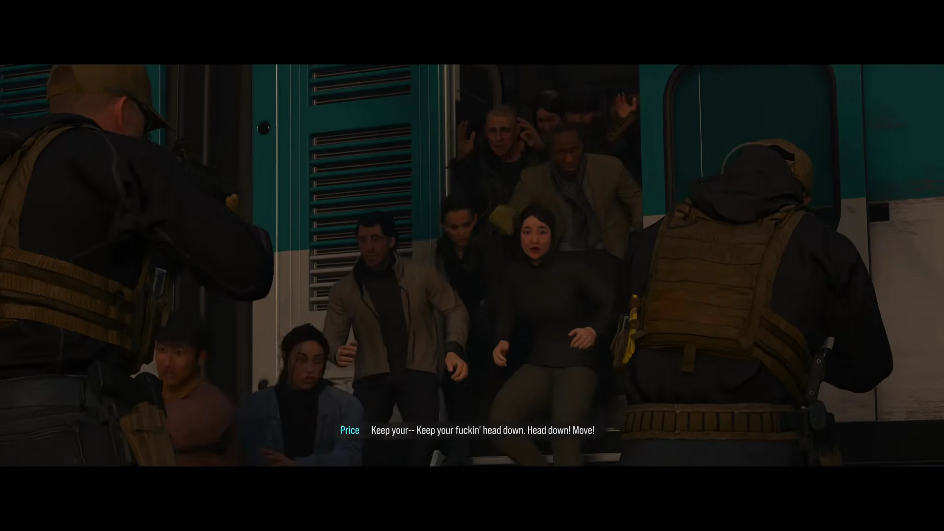 Evacuation and initial skirmish