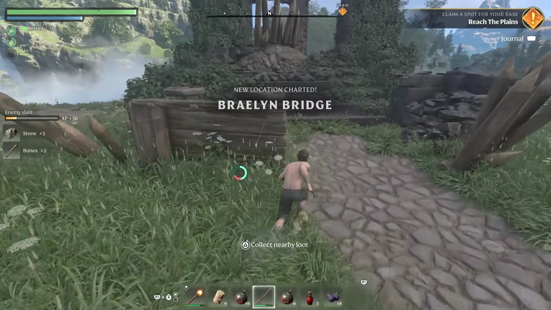 Travelling Towards Braelyn Bridge