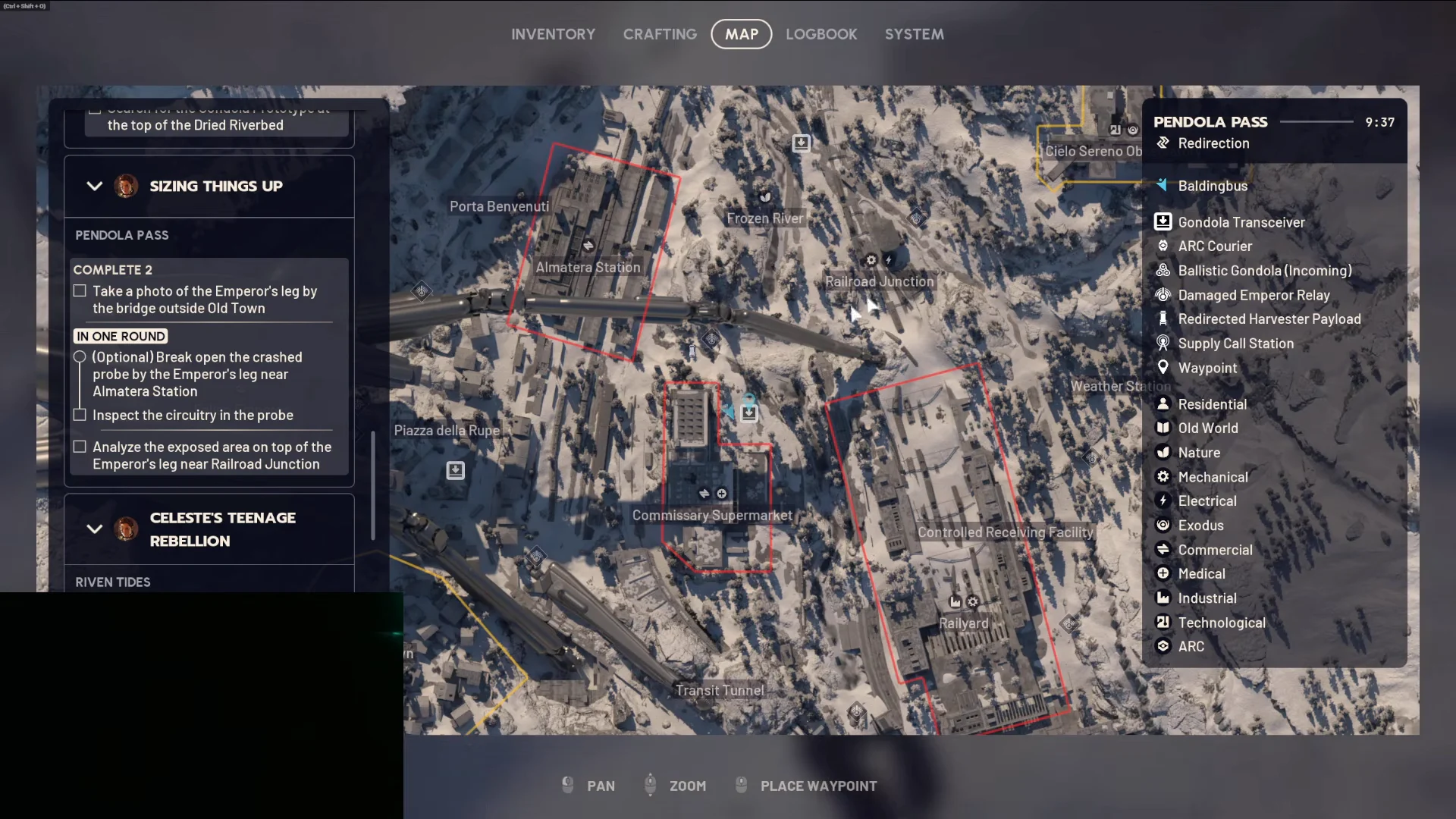 Map selection & event requirement