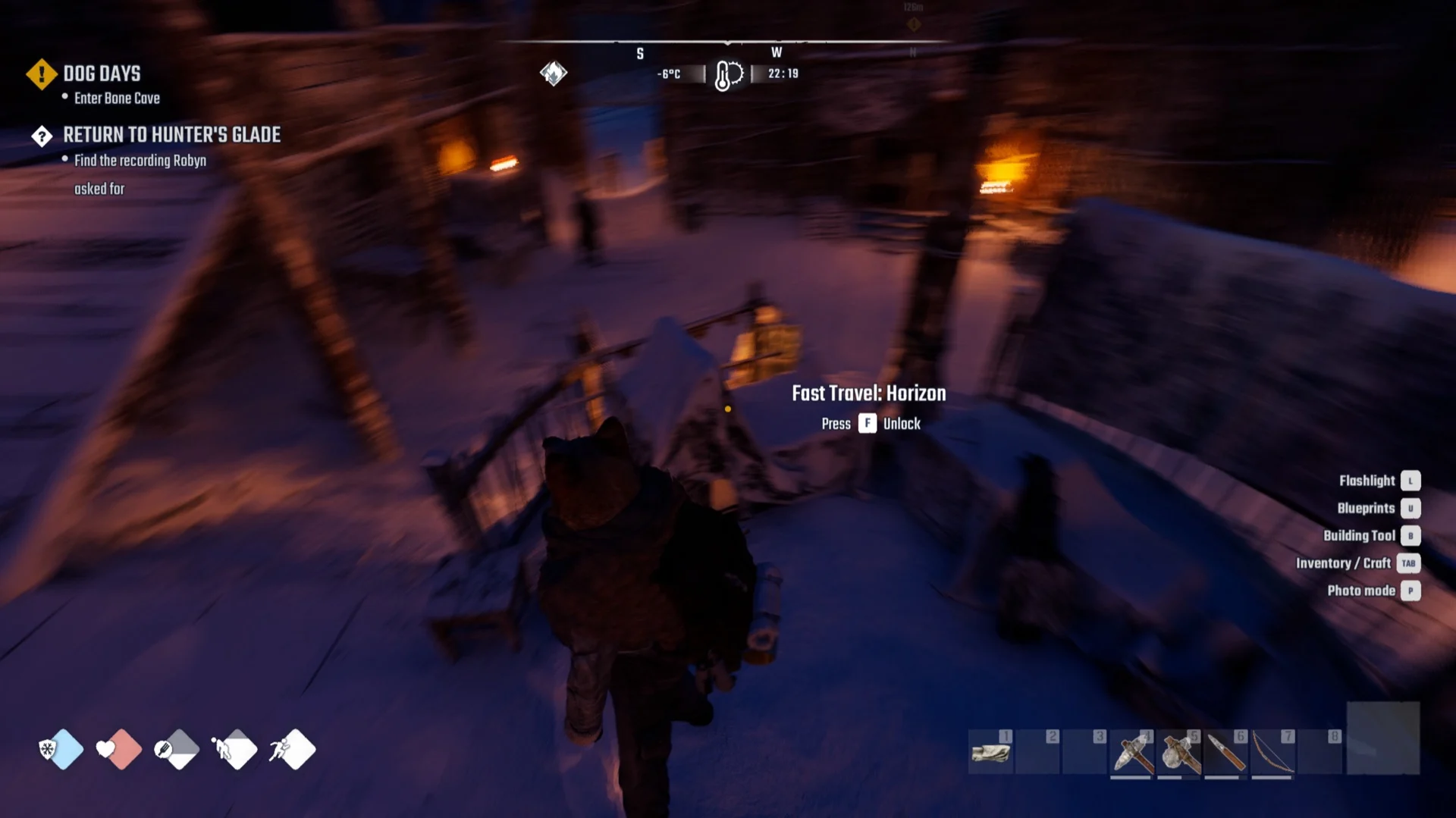 Permafrost: How to Fast Travel Between Two Unlocked Points