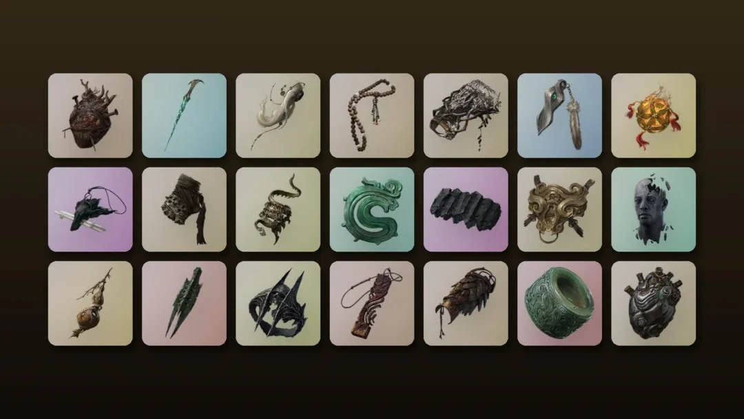 Phantom Blade Zero accessory icons