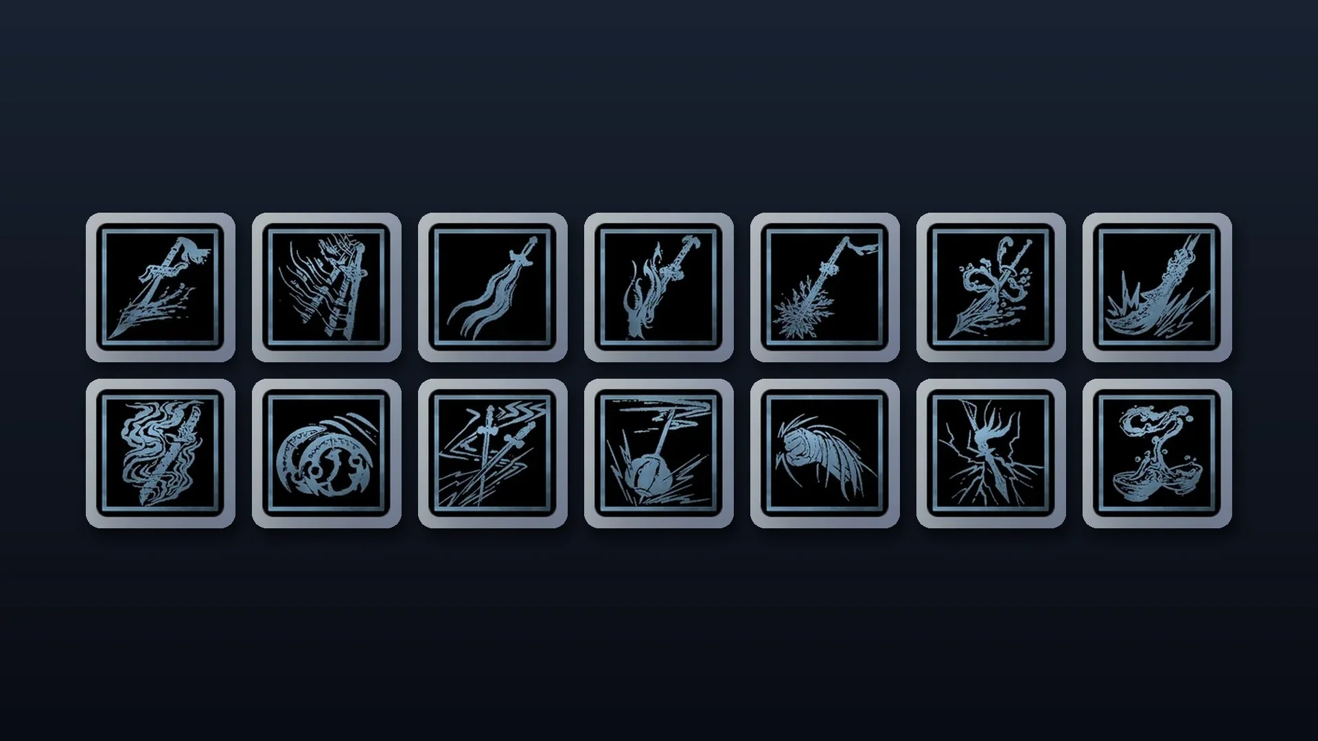 Weapon and Phantom Edge achievement icons in Phantom Blade Zero