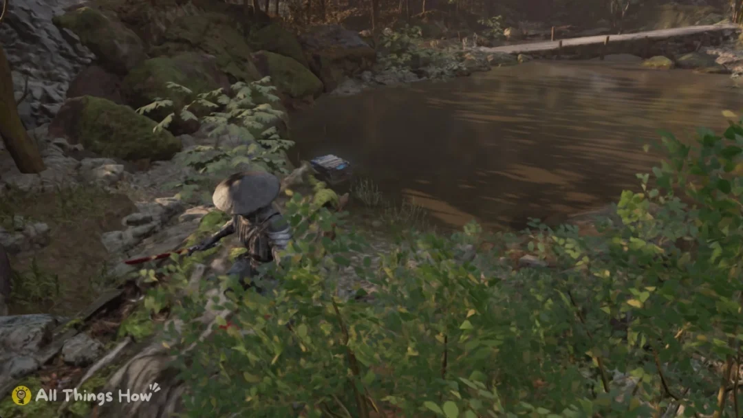 Soul wading toward a forest pool, Phantom Blade Zero