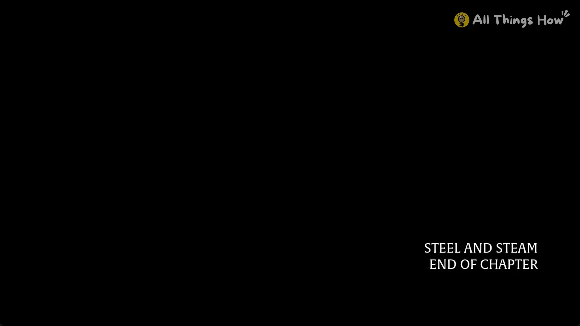 Steel and Steam End of Chapter card before the Crimson Forest in Phantom Blade Zero