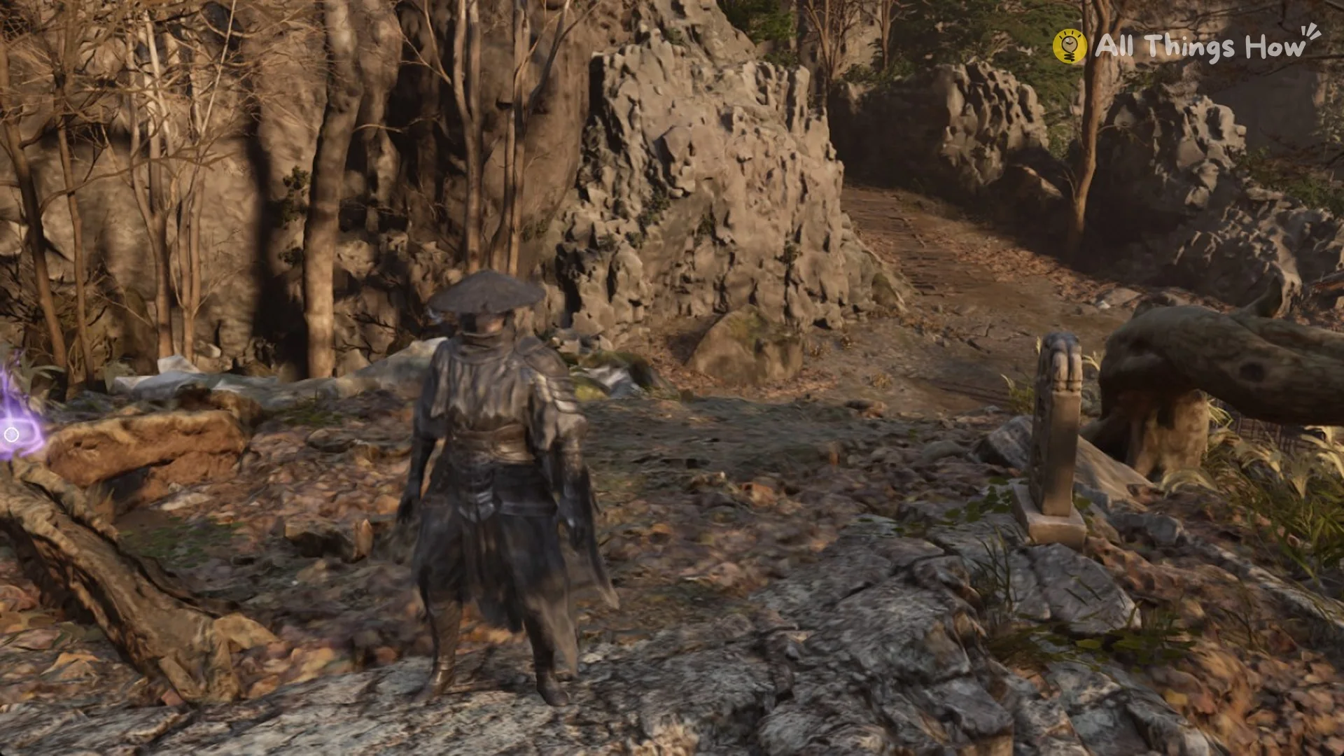 Soul on the ridge top above the Crossroads bell in the Village of Lu, Phantom Blade Zero