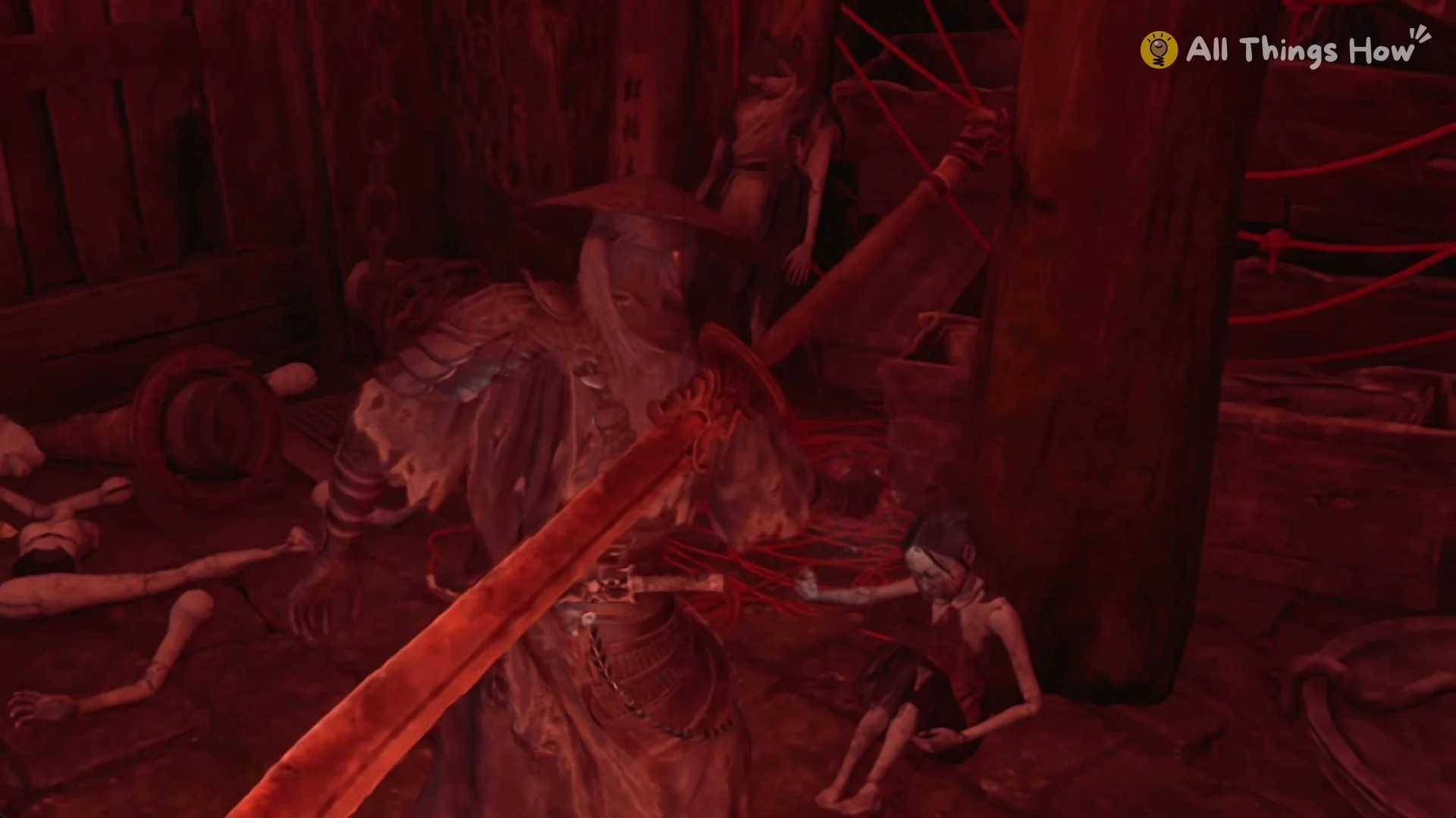 Cui handing Soul her red ribbon, Phantom Blade Zero