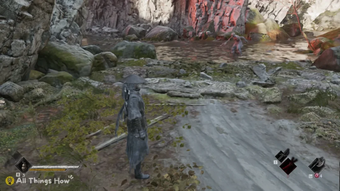 The Lóng Pillar dragon statue in the red-lit cave, Phantom Blade Zero