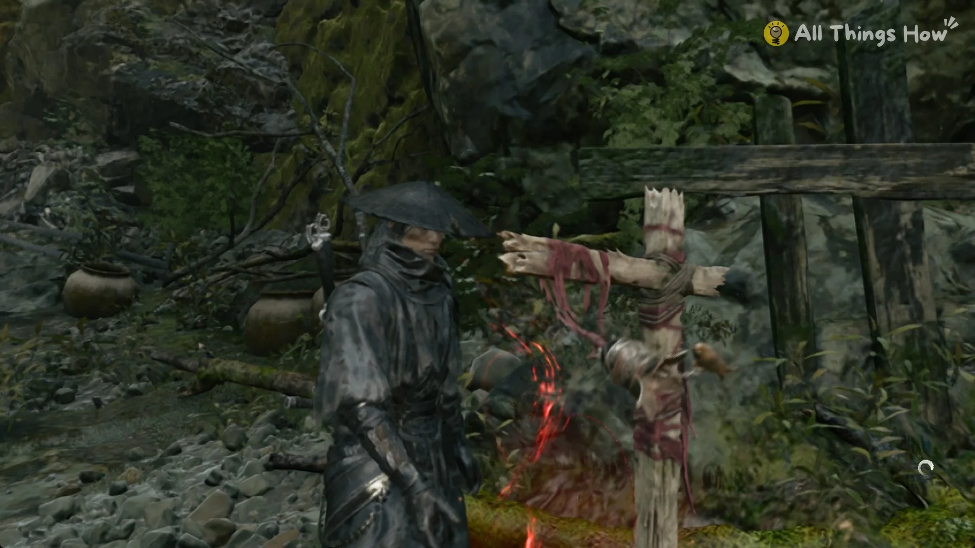 Soul ringing the First Meeting with Yu'er bell in Weeping Creek Valley in Phantom Blade Zero