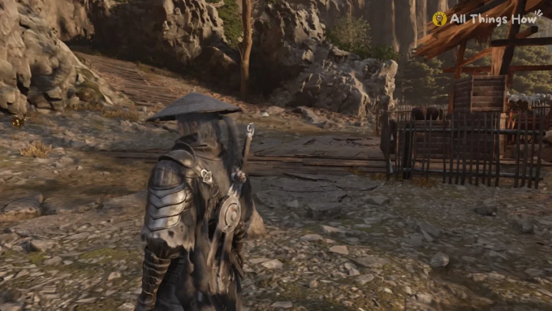 Soul on a dirt path near wooden huts, Phantom Blade Zero