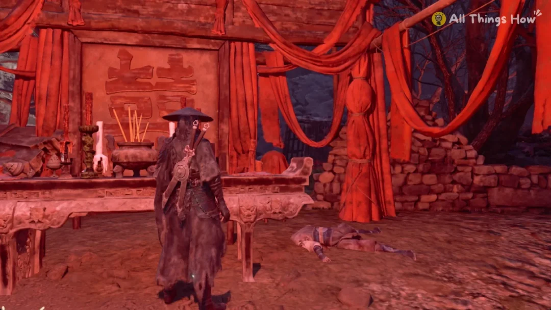 The wedding altar at the Flesh Lily Fields, Phantom Blade Zero