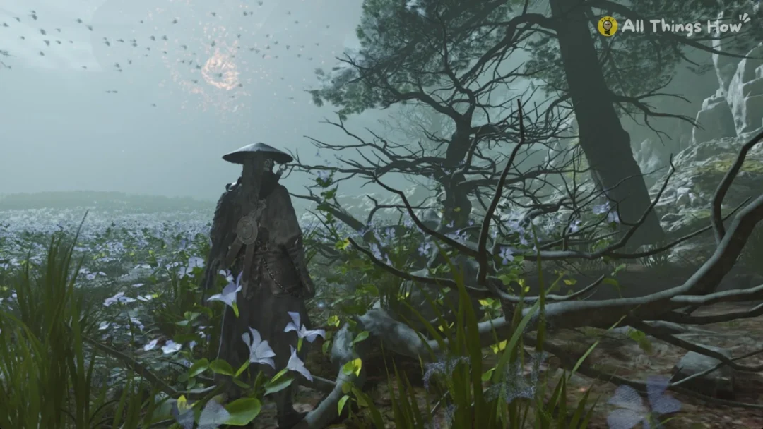 Soul in a misty clearing in the Crimson Forest, Phantom Blade Zero