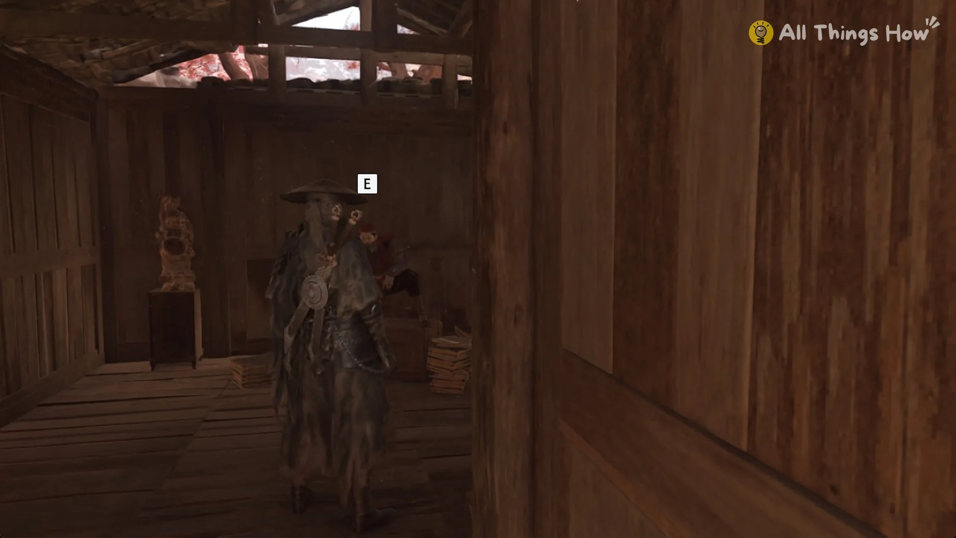 E prompt inside the Gentle Thief's house in the Thieves' Camp in Phantom Blade Zero