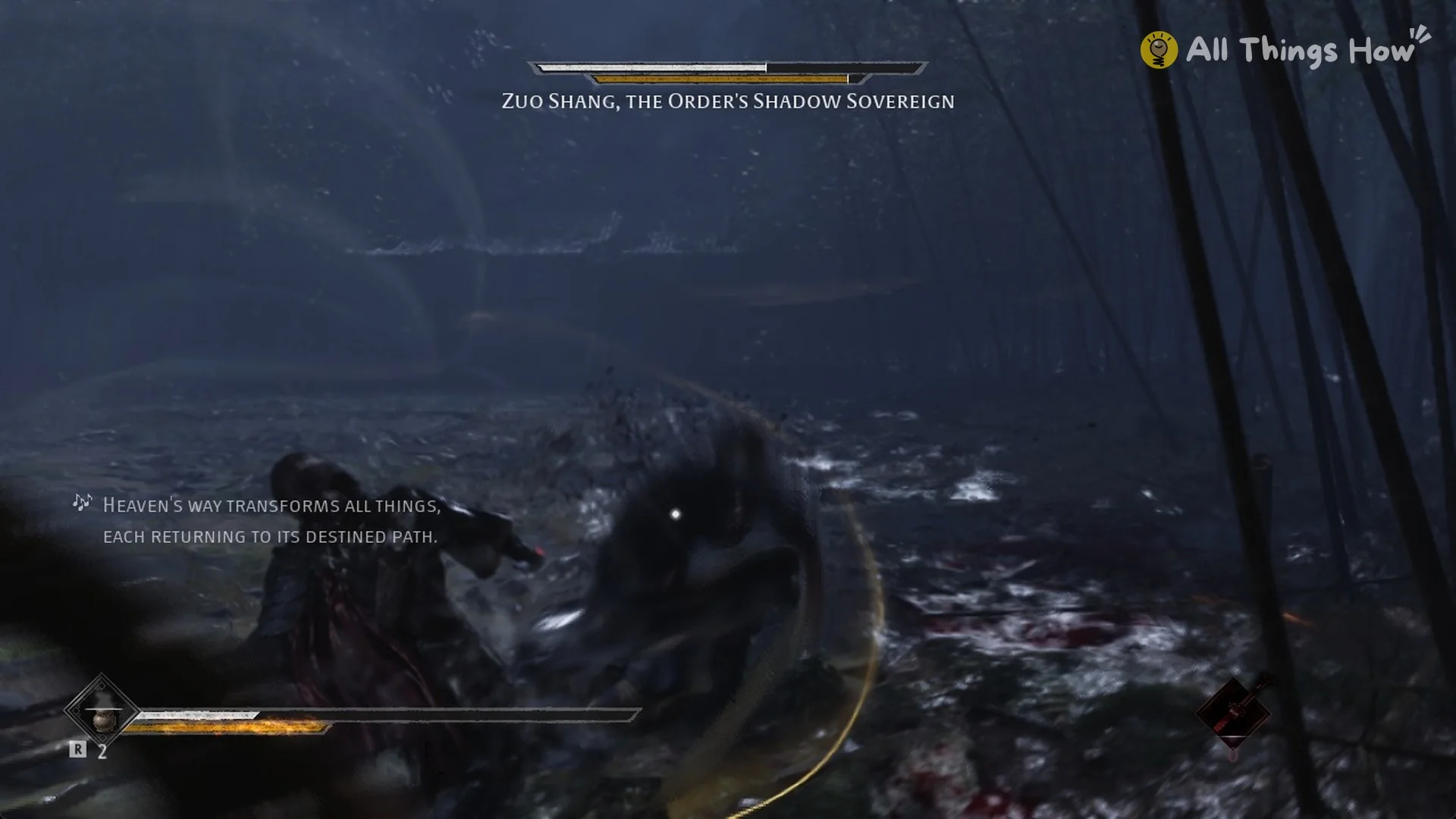 Healing Gourd count down to 2 on R after two drinks in the Zuo Shang duel in Phantom Blade Zero