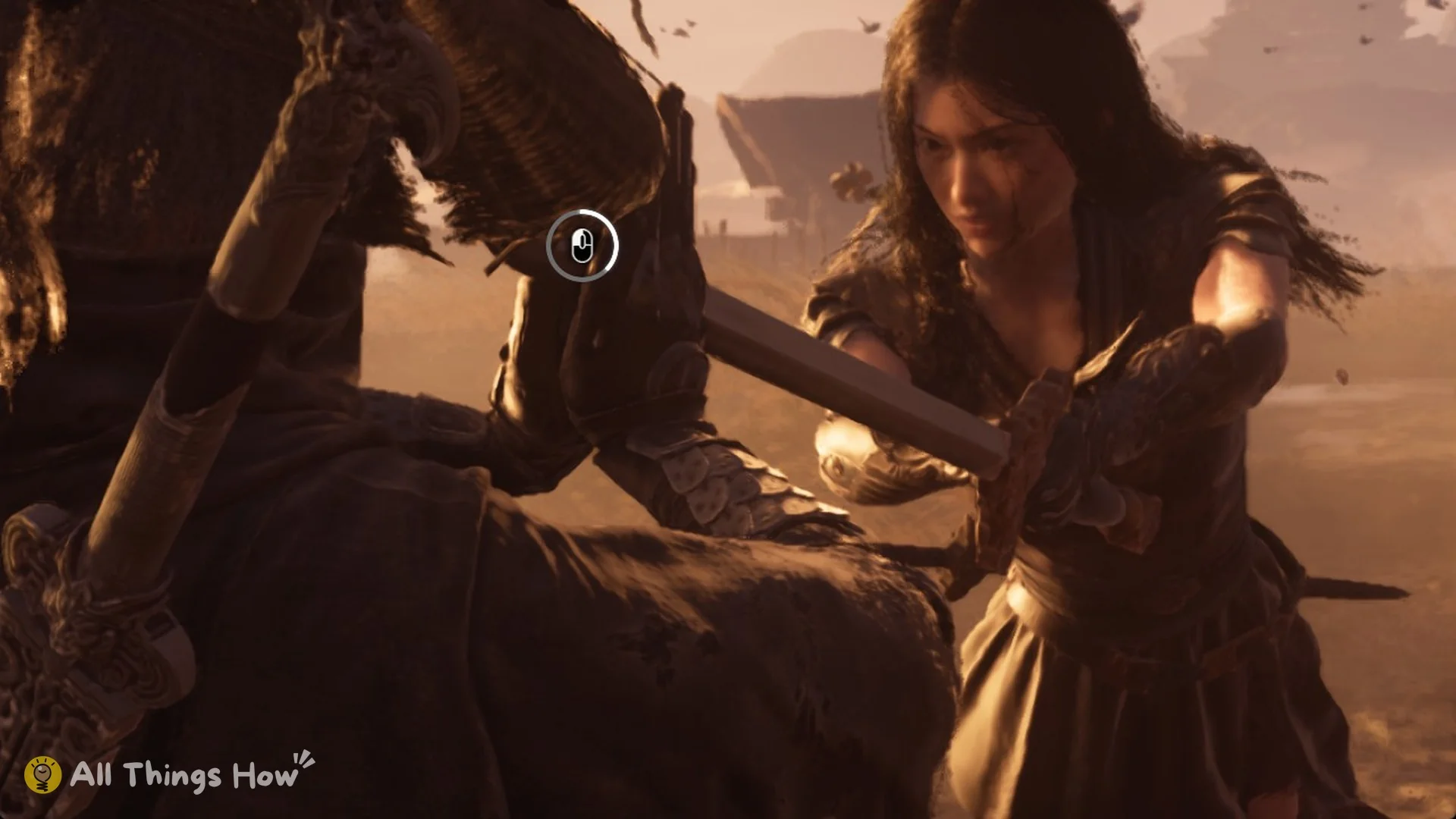 The prompt as Soul clashes with Mu Xiaokui at the end of the Iron Jade Strike, Phantom Blade Zero