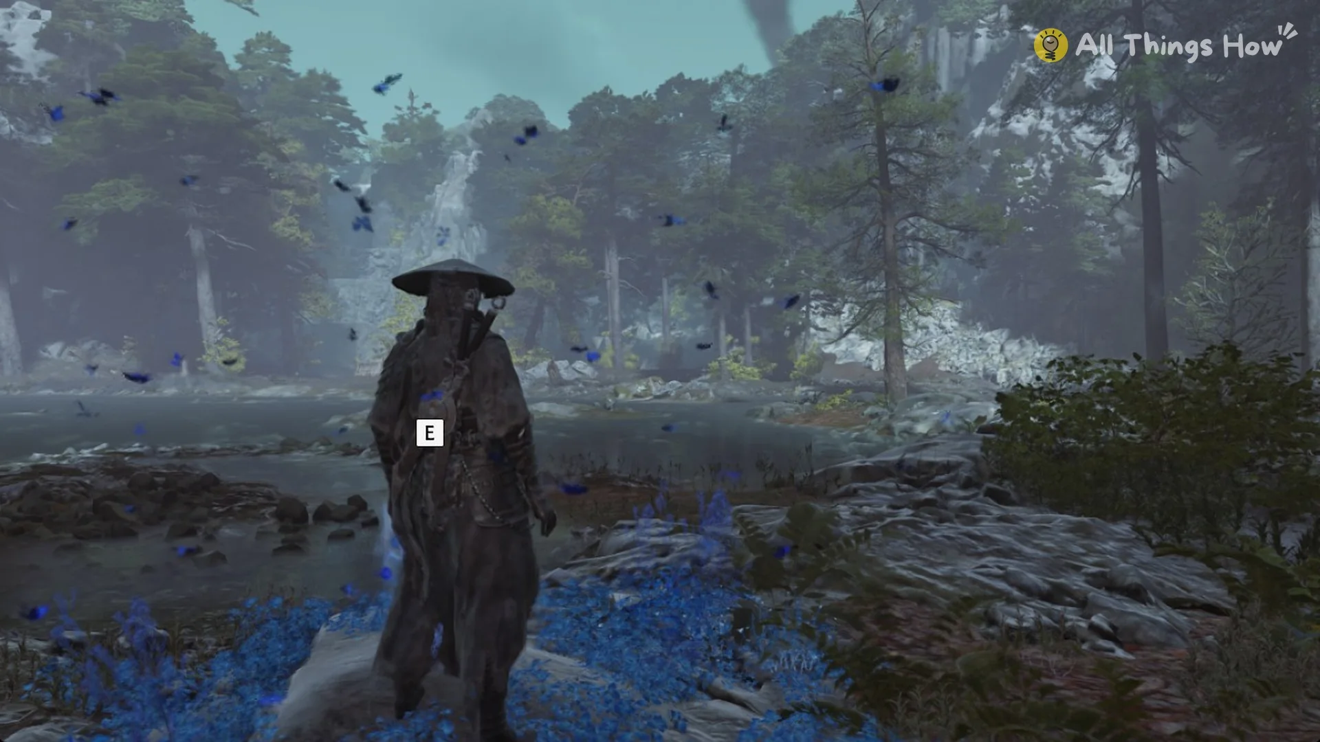 Soul at the petal V flower bed by the stream near the Mirrorwood Depths bell, Phantom Blade Zero