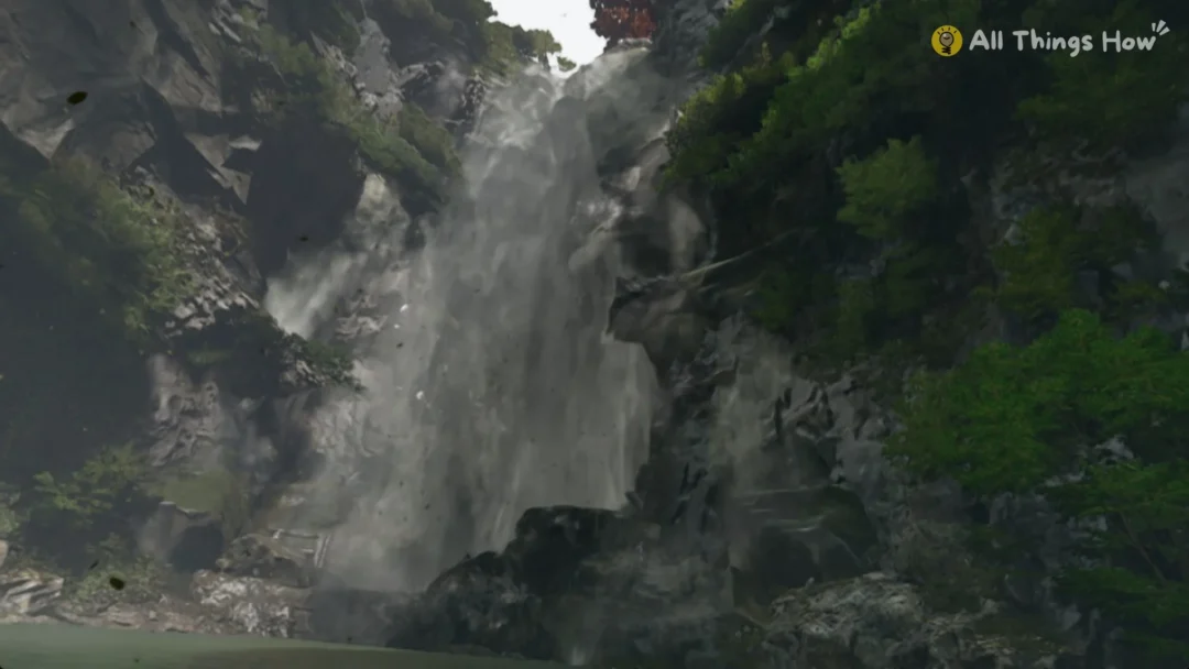 The Great Waterfall in Weeping Creek Valley in Phantom Blade Zero