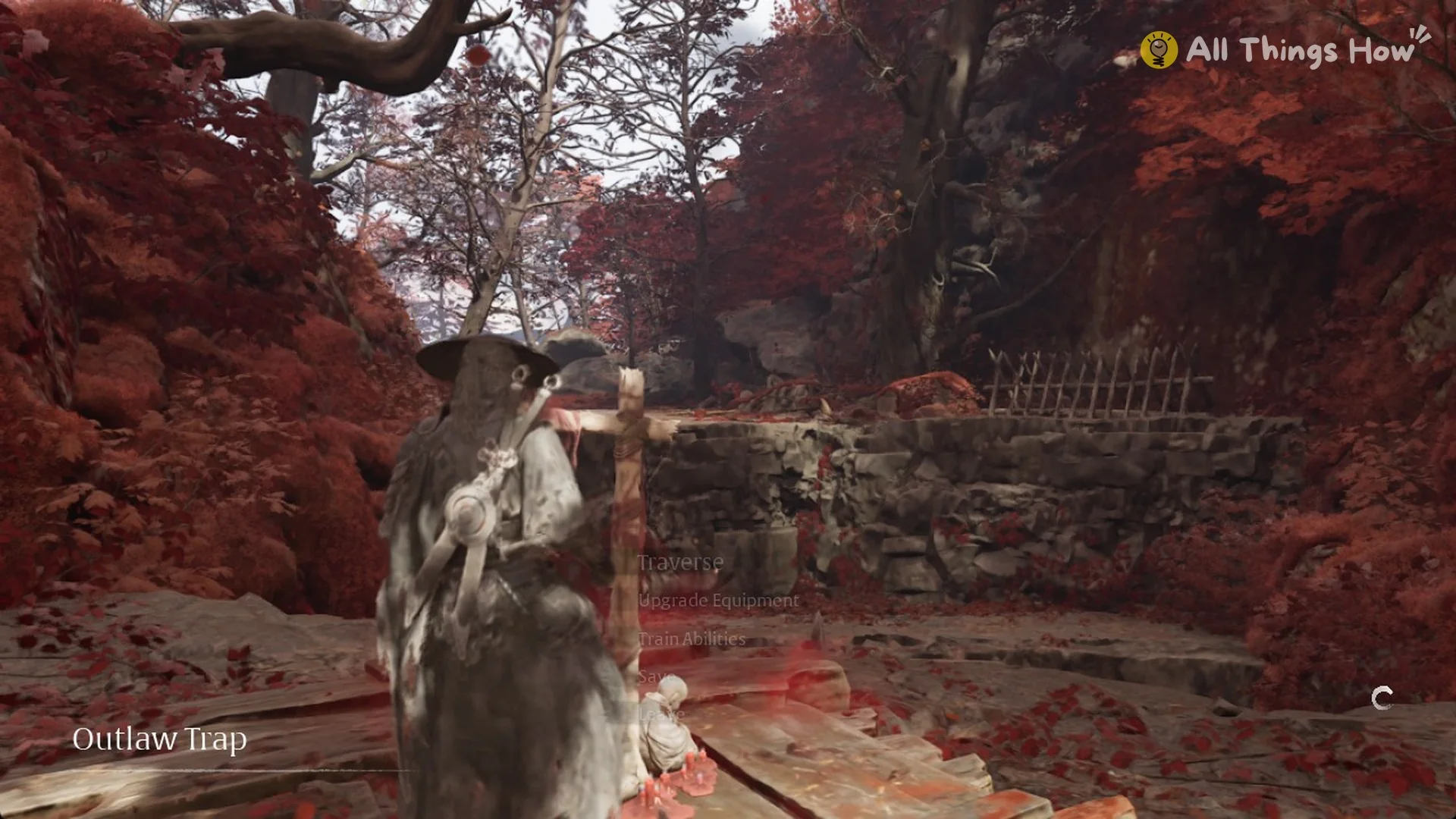 Soul at the Outlaw Trap bell in Crimson Forest in Phantom Blade Zero