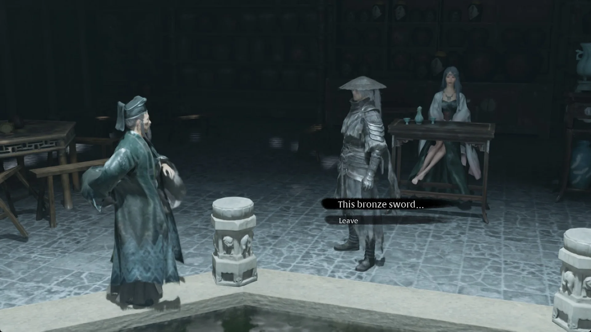 The 'This bronze sword...' talk option with Daoist Bi Di, Phantom Blade Zero