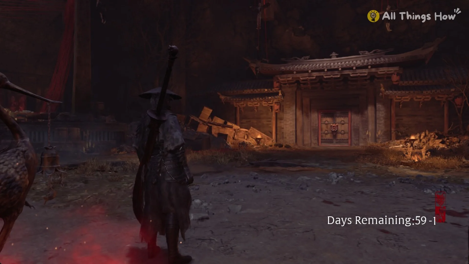 Days Remaining counter after the flashback at the Puppet Testing Grounds, Phantom Blade Zero