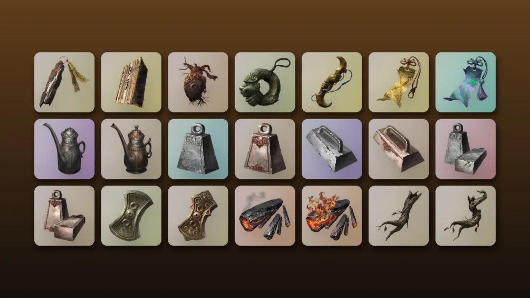 Items sold by Quick Hand Zhang in Phantom Blade Zero