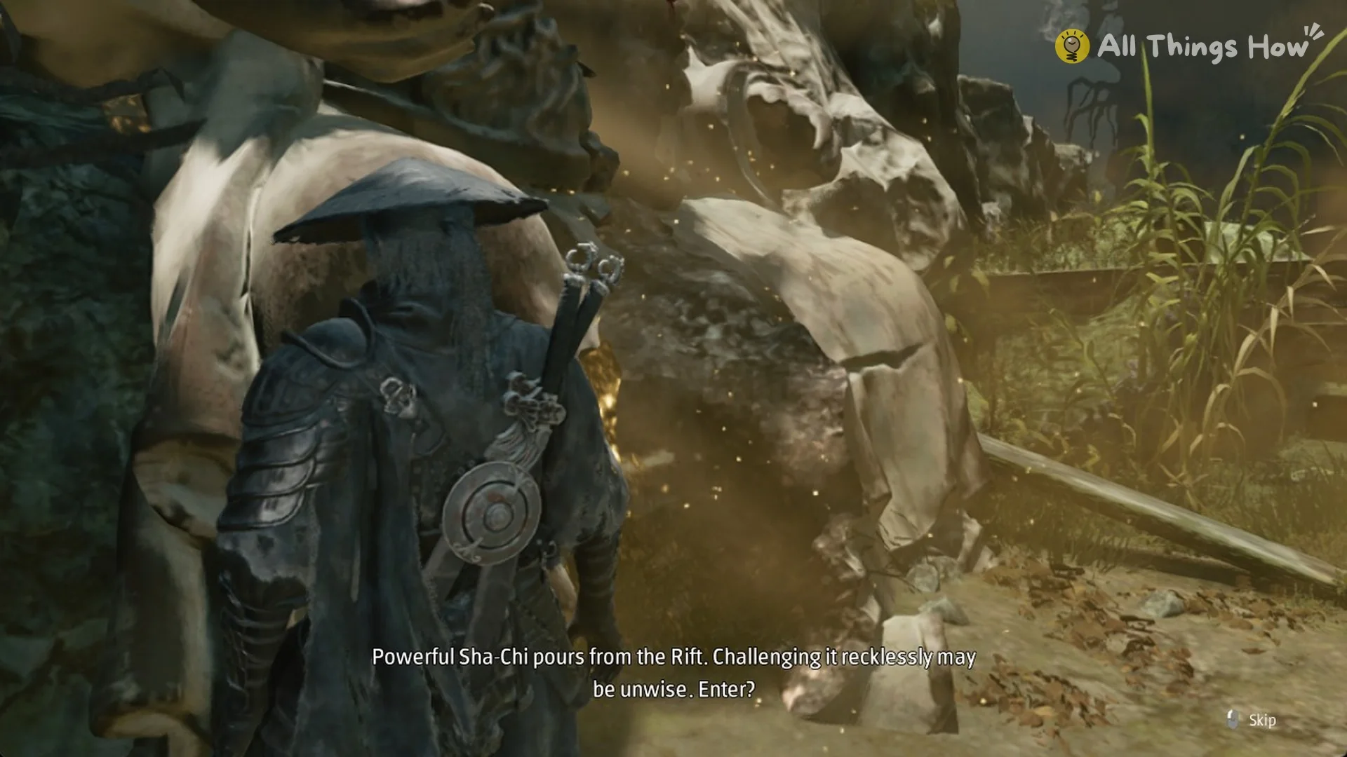 The Rift warning Powerful Sha-Chi pours from the Rift in Phantom Blade Zero